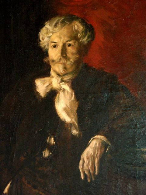 Edmond de Goncourt (1888) - Portrait par Jean-François Raffaëlli 